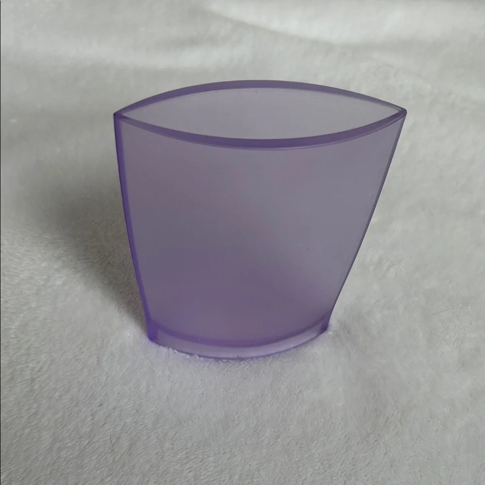 Purple Frosted Toothbrush Holder